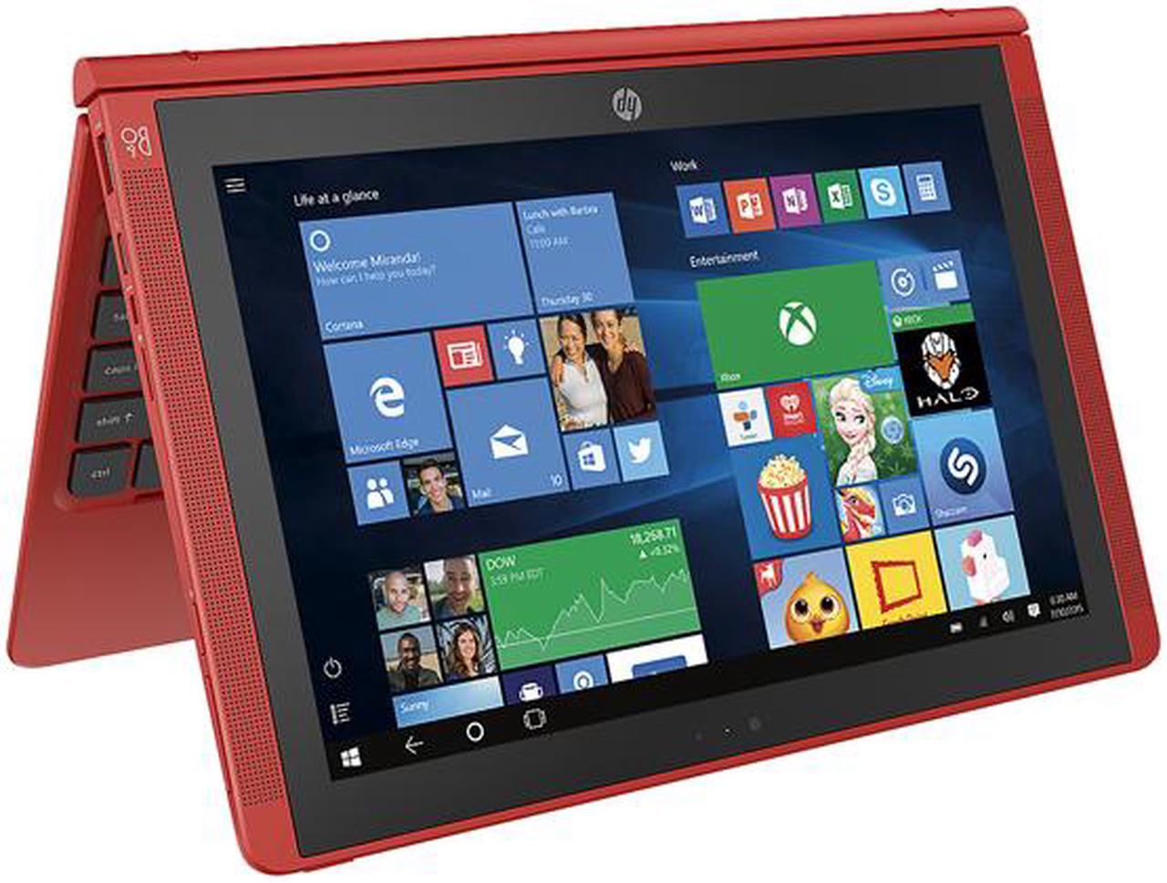 Alt view image 4 of 5 - HP Pavilion 10-n114dx x2 Detachable PC Intel Atom x5-Z8300 (1.44 GHz) 2 GB Memory 32 GB eMMC Intel HD Graphics Shared memory 10.1" Touchscreen Windows 10 Pro 64-Bit