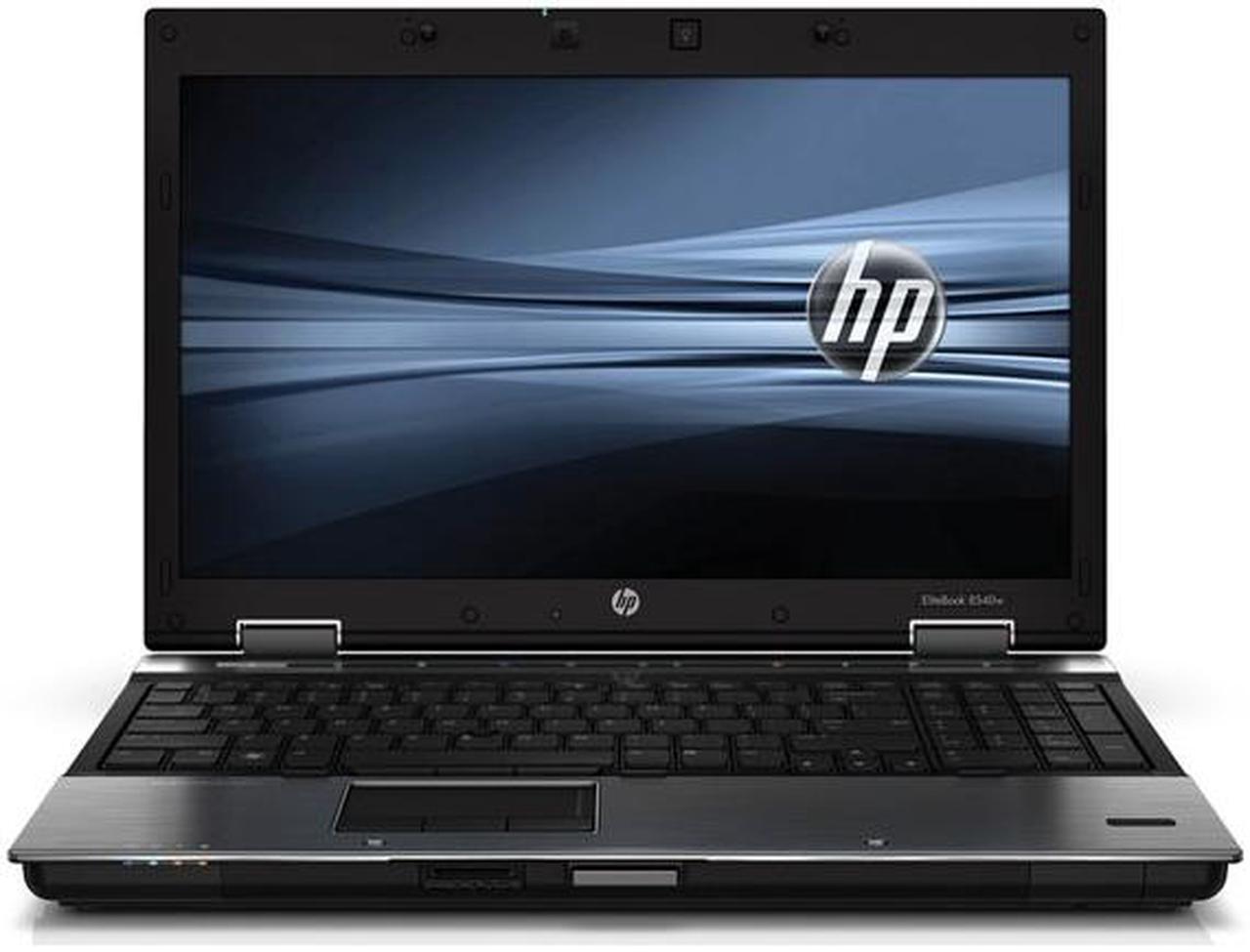 Main image of HP EliteBook 8540w Intel Core i7-640M 2.80GHz 4GB 250GB DVD+/-RW 15.6" Win7 Pr, Black (Refurbished)