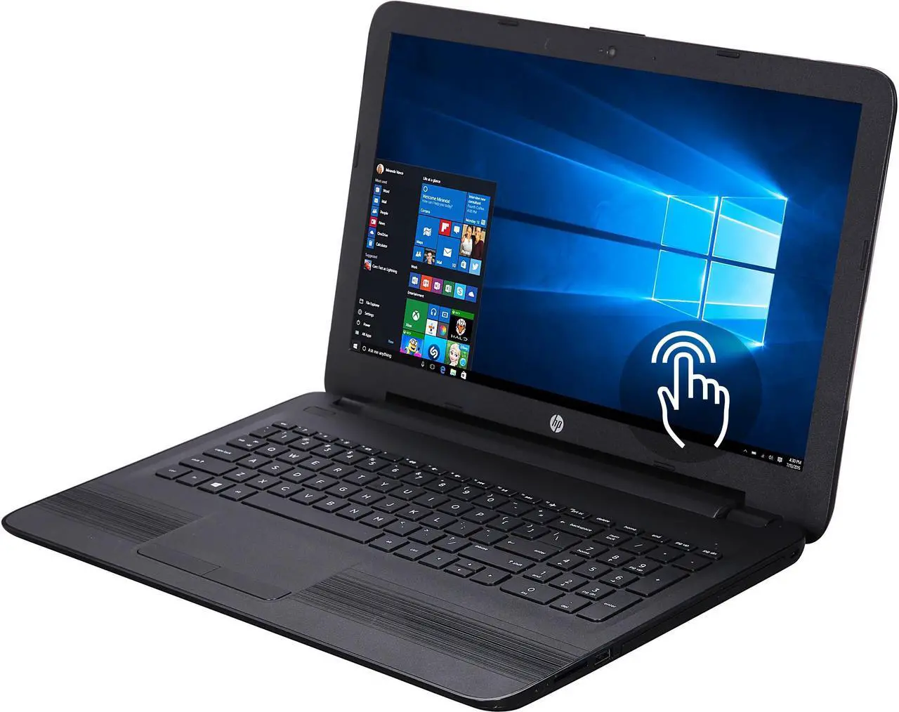 Main image of HP Laptop 15-BA079DX AMD A10-Series A10-9600P (2.40 GHz) 6 GB Memory 1 TB HDD AMD Radeon R5 Series 15.6" Touchscreen Windows 10 Home 64-Bit (Certified Refurbished, Grade A)