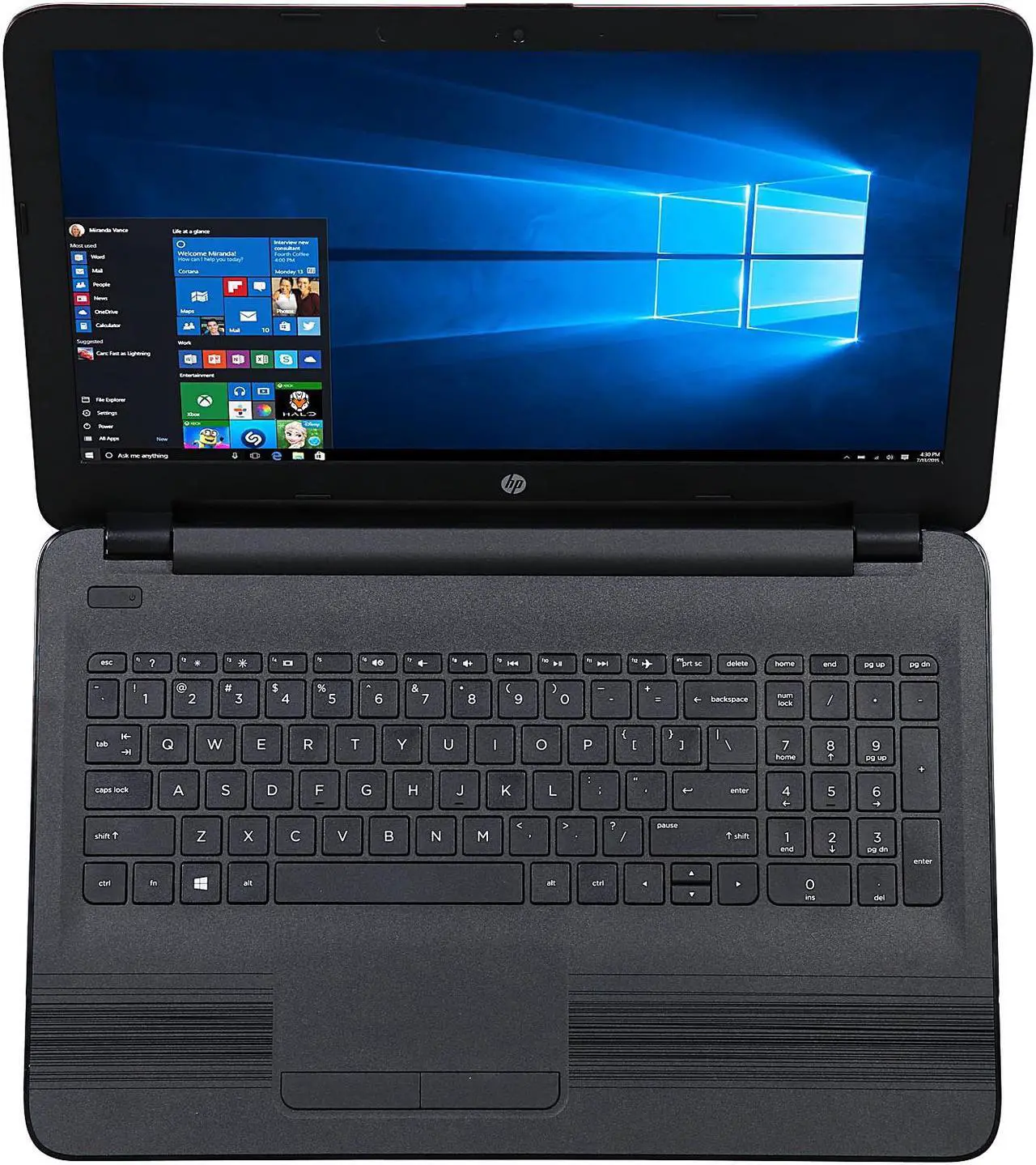 Alt view image 7 of 8 - HP Laptop 15-BA079DX AMD A10-Series A10-9600P (2.40 GHz) 6 GB Memory 1 TB HDD AMD Radeon R5 Series 15.6" Touchscreen Windows 10 Home 64-Bit (Certified Refurbished, Grade A)