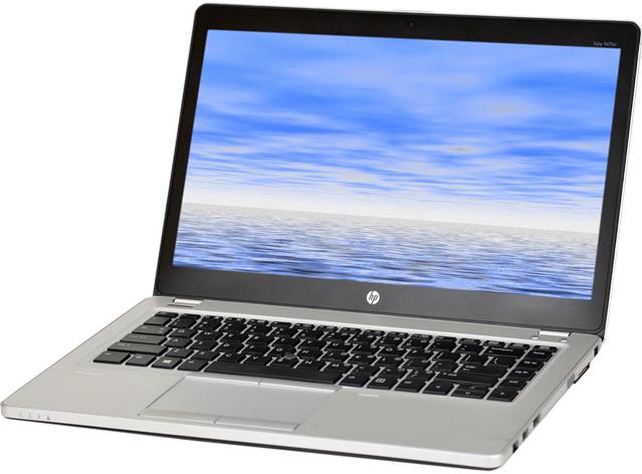 HP Grade B Laptop EliteBook Folio Intel Core i5-3437U 8GB Memory 250GB HDD Intel HD Graphics 4000 14.0" Windows 10 Pro 64-Bit 9470M