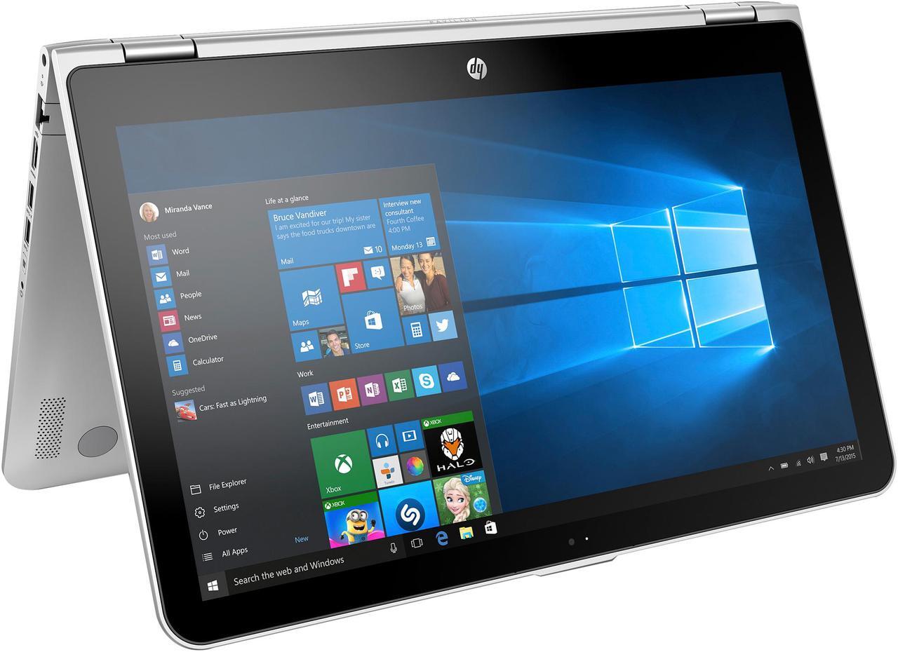 Alt view image 4 of 6 - HP Pavilion x360 Intel Core i5-6200U 8GB Memory 1TB HDD Intel HD Graphics 520 15.6" Touch Screen 1920 x 1080 Convertible 2-in-1 Laptop Windows 10 Home 64-Bit 15-bk010nr