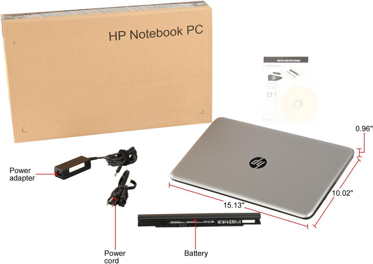 Alt view image 9 of 8 - HP Laptop Intel Core i3-5005U 6GB Memory 1TB HDD Intel HD Graphics 5500 15.6" Non-Touch Screen Windows 10 Home 64-Bit 15-ay065nr