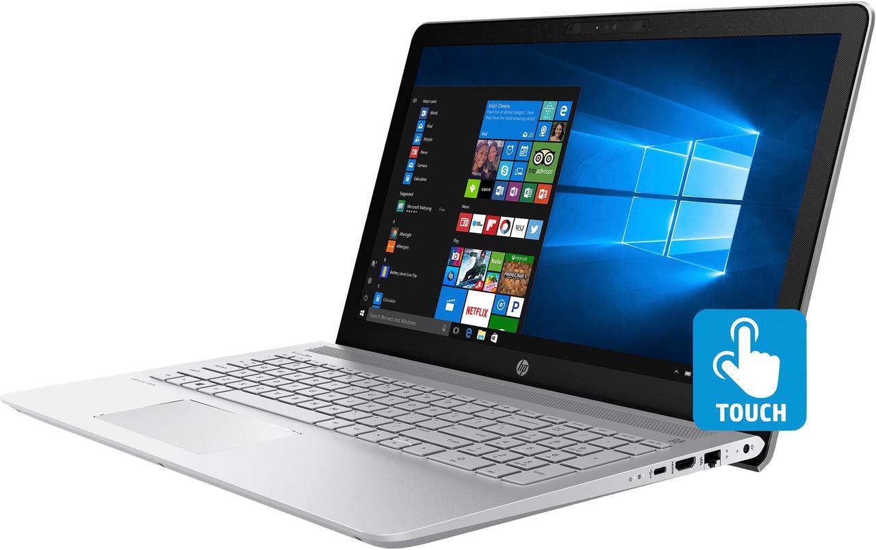 Main image of HP Laptop Pavilion 15-cc563nr Intel Core i3 7th Gen 7100U (2.40 GHz) 8 GB Memory 1 TB SSHD Intel HD Graphics 620 15.6" Touchscreen Windows 10 Home 64-Bit