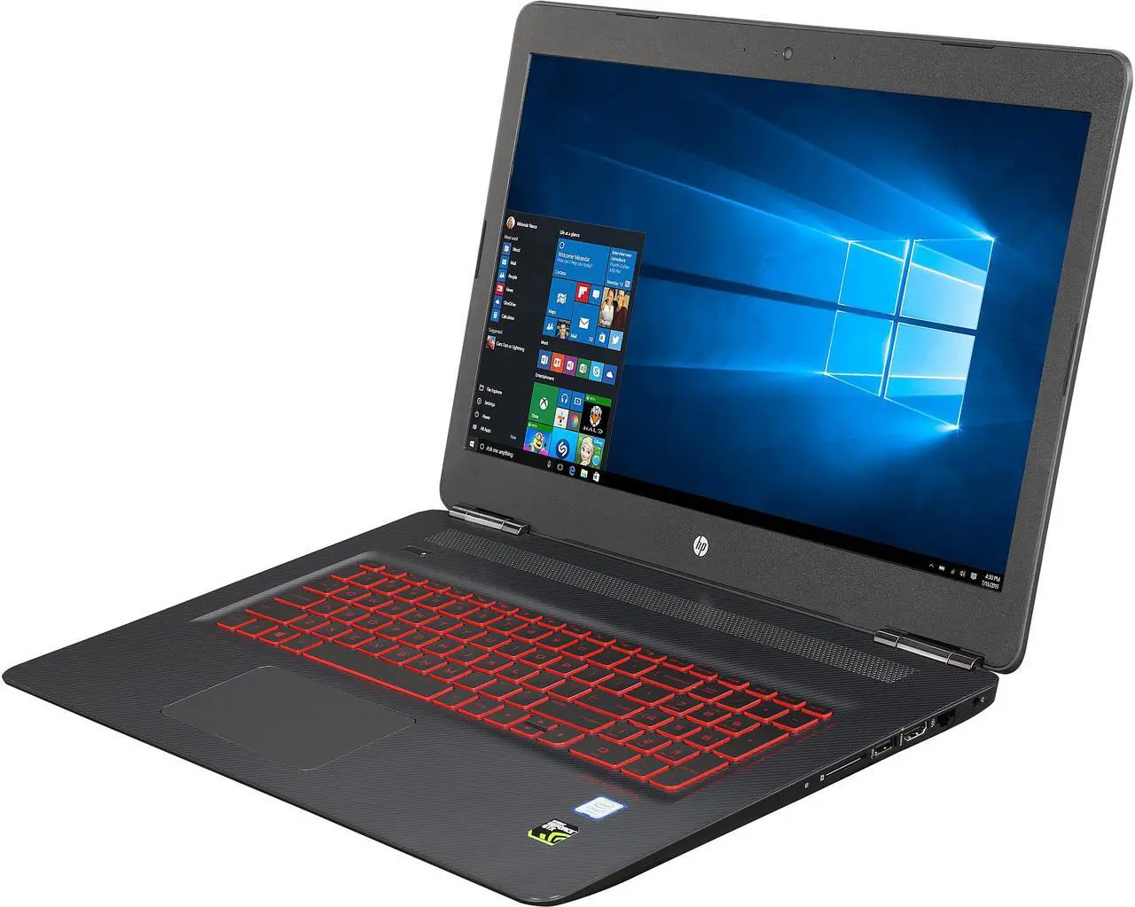 Main image of HP OMEN 17-w295nr 17.3" Intel Core i7 7th Gen 7700HQ (2.80 GHz) NVIDIA GeForce GTX 1050 Ti 16 GB Memory 256 GB SSD 1 TB HDD Windows 10 Home 64-Bit Gaming Laptop -- ONLY @ NEWEGG