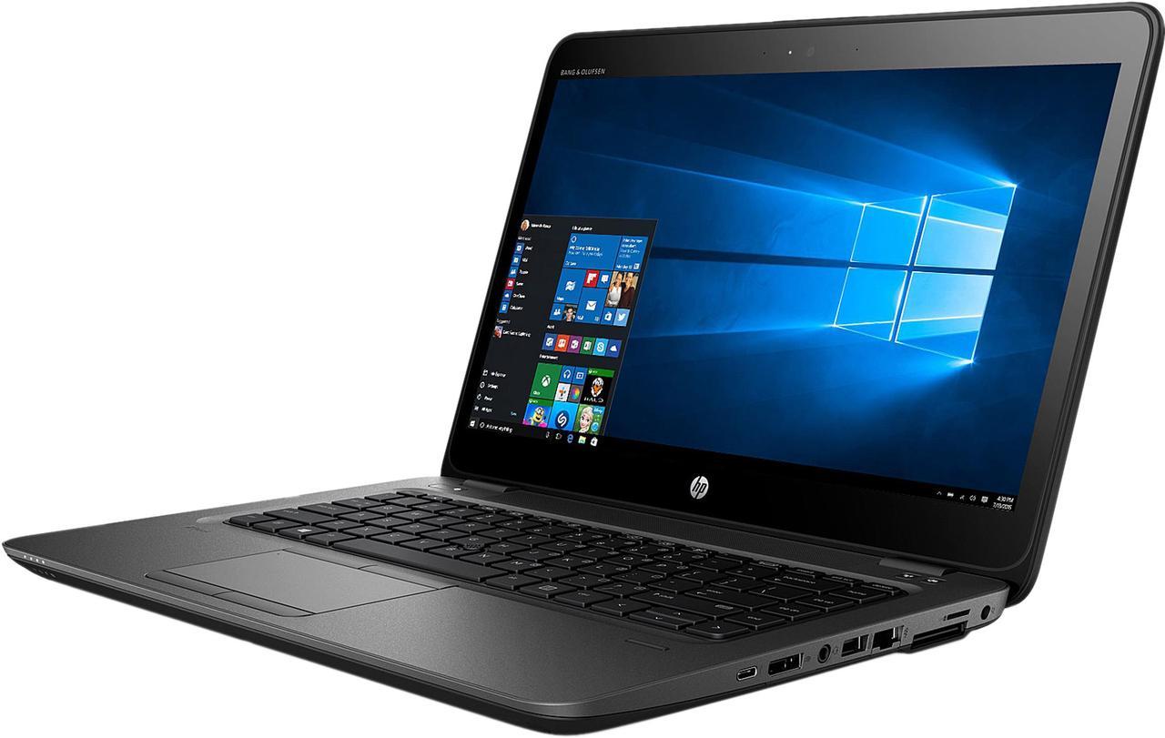 HP ZBook Mobile Workstation Intel Core i7-7500U 8GB Memory 256 GB SSD Intel HD Graphics 620 14.0" Windows 10 Pro 64-Bit 14u G4