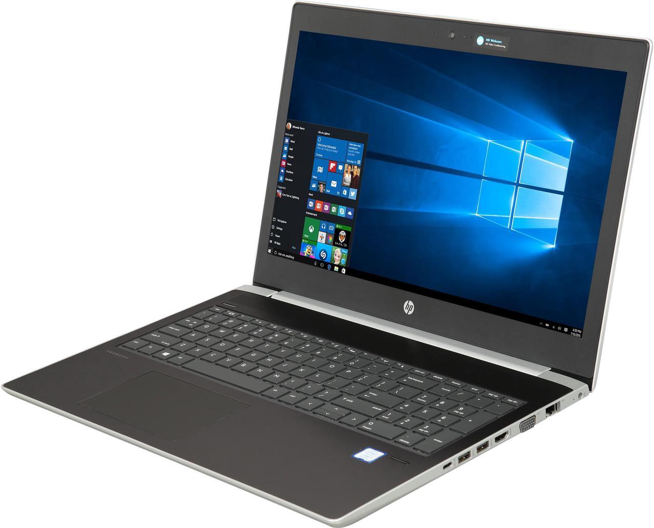 HP Laptop ProBook Intel Core i7-8550U 8GB Memory 256 GB PCIe NVMe SSD NVIDIA GeForce 930MX 15.6" Windows 10 Pro 64-Bit 450 G5 (2TA31UT#ABA)