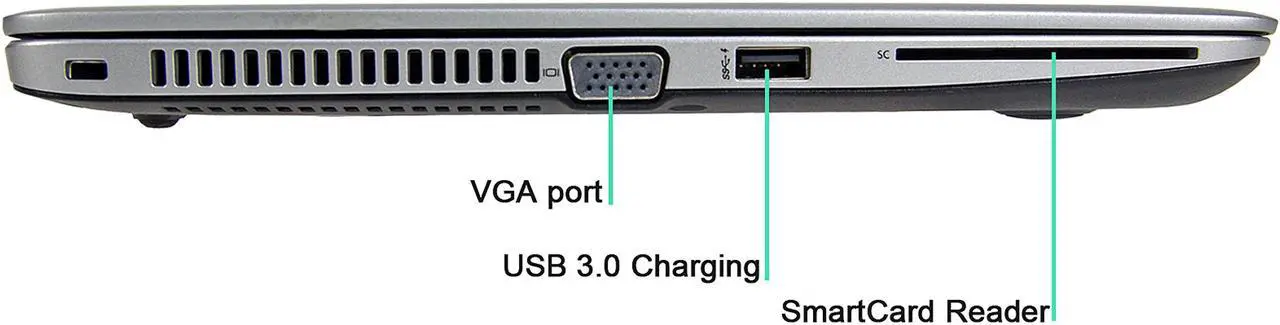 Alt view image 3 of 4 - HP Grade A Laptop 745 G3 AMD A10-Series A10 PRO-8700B (1.80 GHz) 8 GB Memory 256 GB SSD 14.0" Windows 10 Pro 64-Bit
