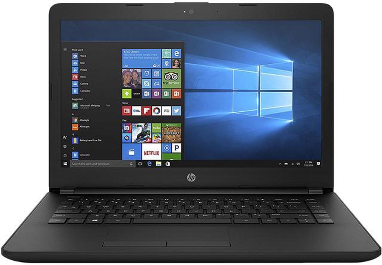 Main image of HP Laptop AMD E2-9000e 4GB Memory 32 GB SSD AMD Radeon R2 Series 14.0" Non-Touch Screen Windows 10 Home 14-bw012nr