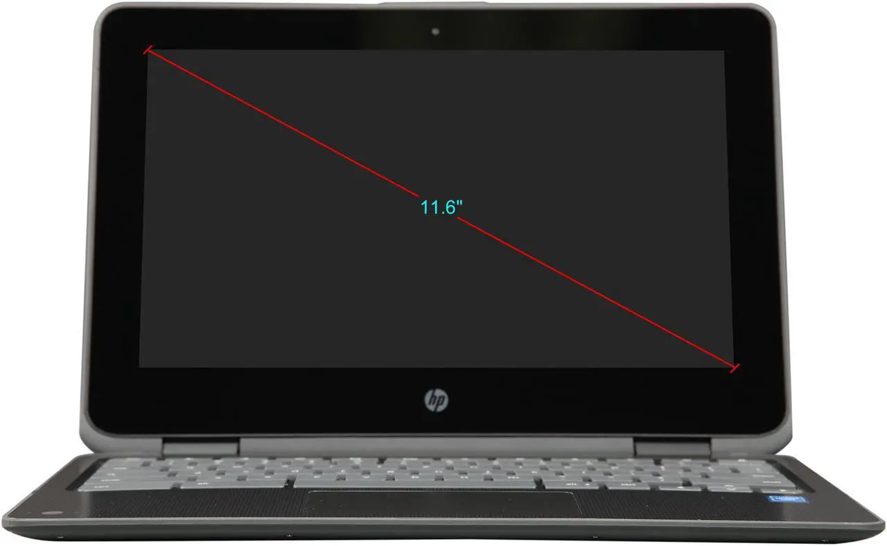 Alt view image 7 of 9 - HP Chromebook x360 Chromebook Intel Celeron N3350 4GB Memory 16 GB eMMC SSD 11.6" Touch Screen Chrome OS 11-ae027nr