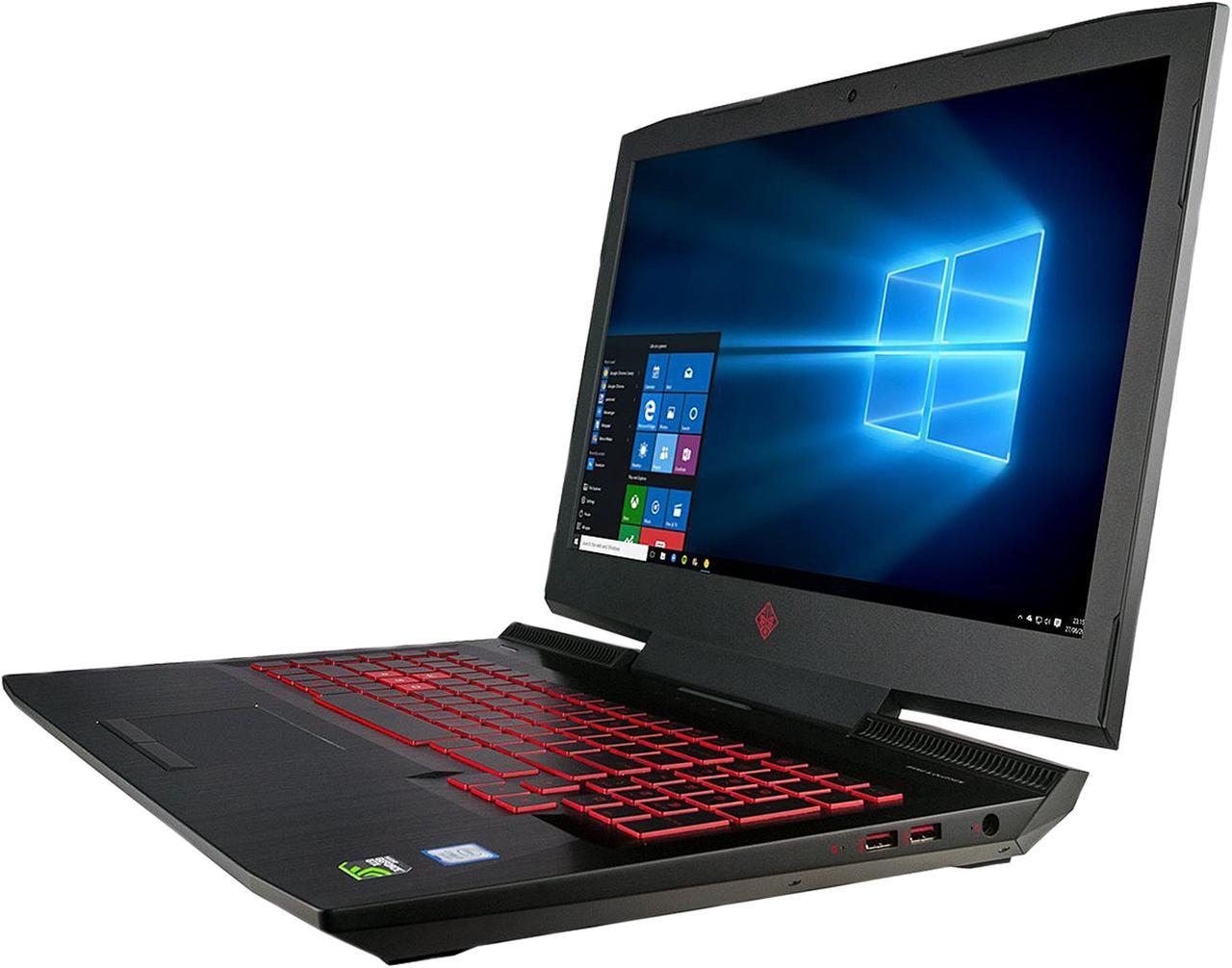 HP OMEN Gaming Laptop 17-AN188NR, 17.3" 4K IPS 60 Hz, Intel Core i7-8750H, NVIDIA GeForce GTX 1070, 32 GB DDR4 Memory, 256 GB SSD + 2 TB HDD, Windows 10 Home