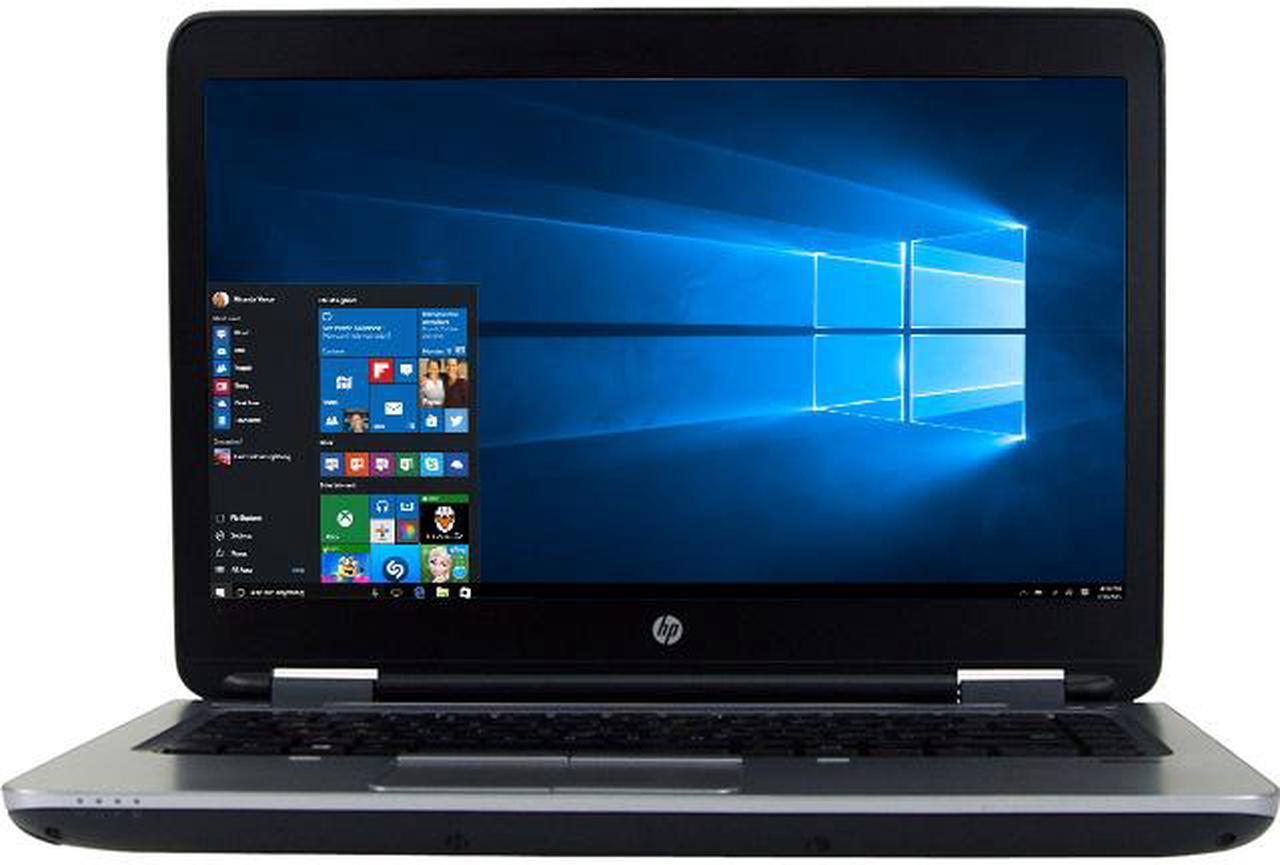 HP ProBook 640 G2 Laptop Intel Core i5 6th Gen 6300U (2.40 GHz) 8 GB Memory 256 GB SSD Intel HD Graphics 520 14.0" Windows 10 Pro 64-bit Grade A