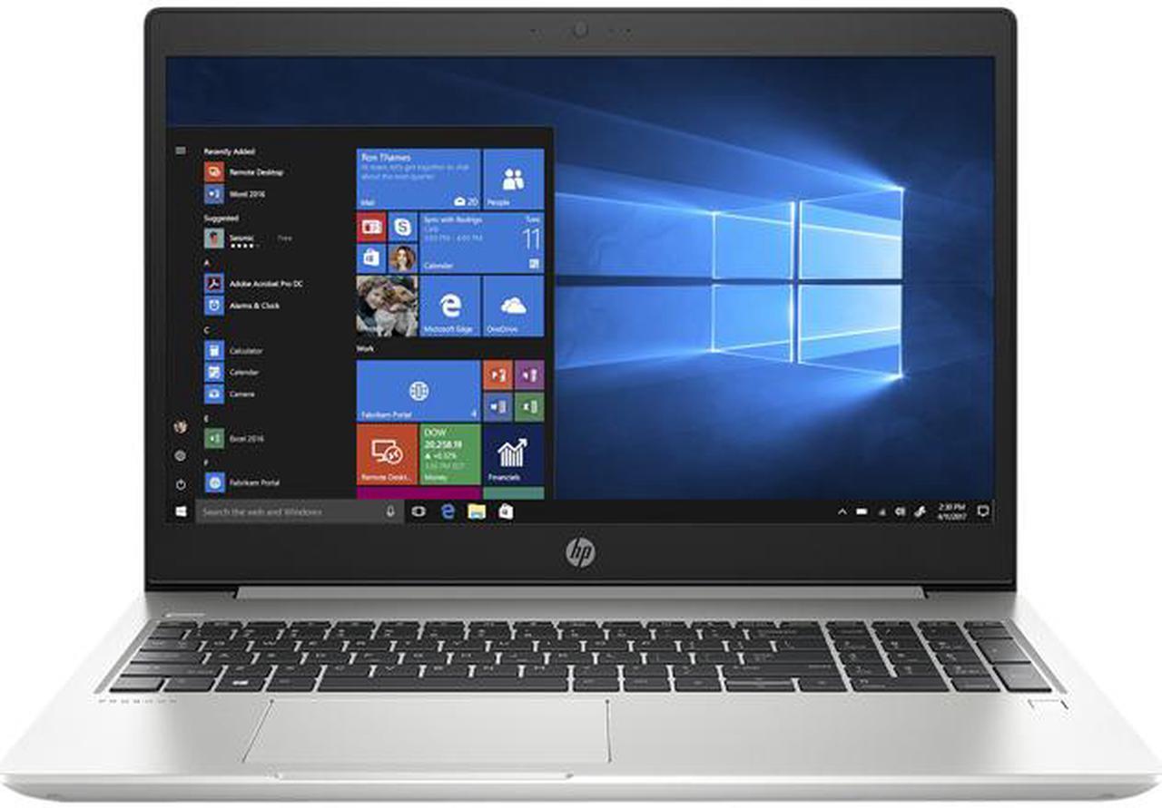 Main image of HP Laptop ProBook AMD Ryzen 3 2200U 4GB Memory 128 GB SSD AMD Radeon Vega 3 15.6" Non-Touch Screen Windows 10 Pro 64-bit 455 G6 (6KK34UT#ABA)