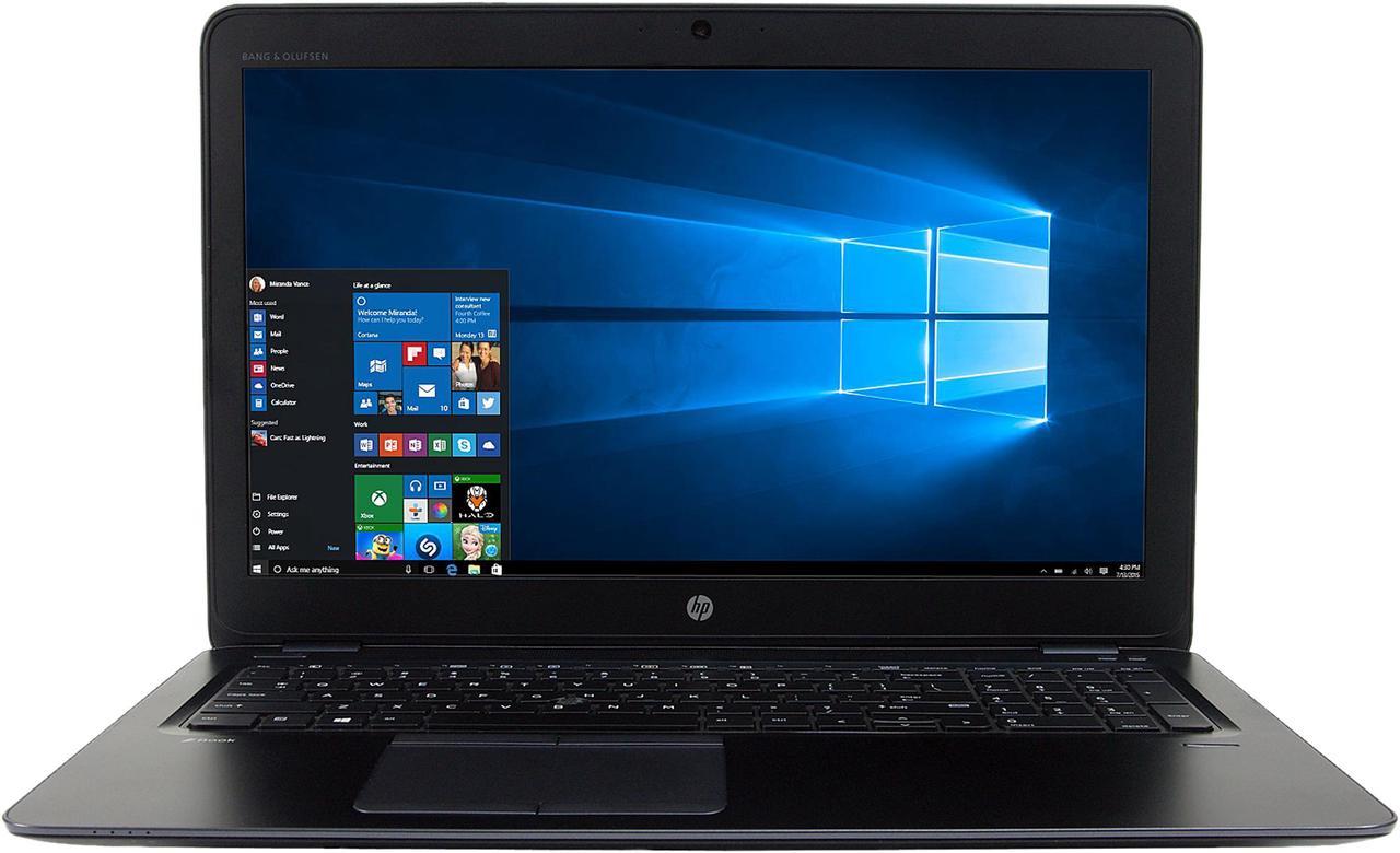 HP Laptop Intel Core i7-6600U 16GB Memory 240 SSD 15.6" Windows 10 ZBook 15U G3