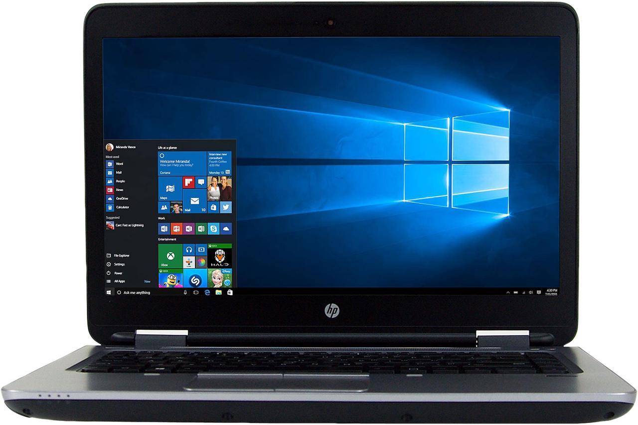 HP ProBook 640 G2 Laptop Intel Core i5 6th Gen 6300U (2.40 GHz) 8 GB DDR4 Memory 256 GB SSD 14.0" Windows 10 Pro 64-bit A Grade