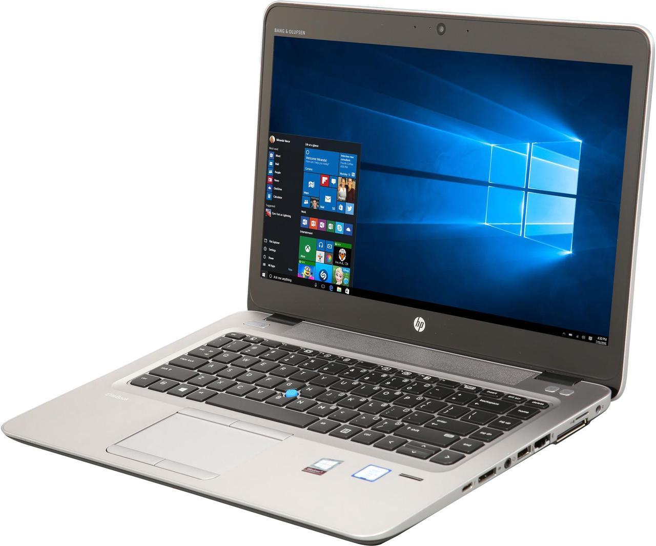 HP Grade A Laptop EliteBook Intel Core i5-6300U 8GB Memory 256 GB SSD 14.0" Windows 10 Pro 64-bit 840 G3