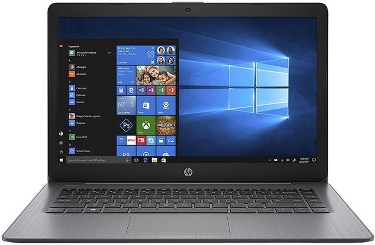 Main image of HP Laptop Stream AMD A4-9120e 4GB Memory 64 GB eMMC SSD AMD Radeon R3 Series 14.0" Non-Touch Screen Windows 10 in S mode 14-ds0050nr