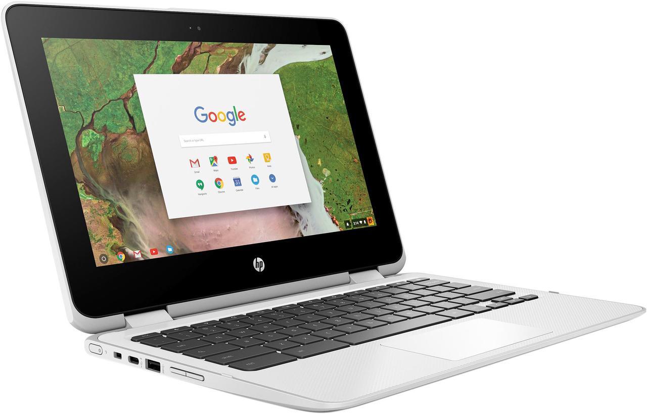 Alt view image 2 of 4 - HP Chromebook x360 11-ae161cl Chromebook Intel Celeron N3350 (1.1 GHz) 4 GB Memory 32 GB eMMC SSD 11.6" Touchscreen Chrome OS