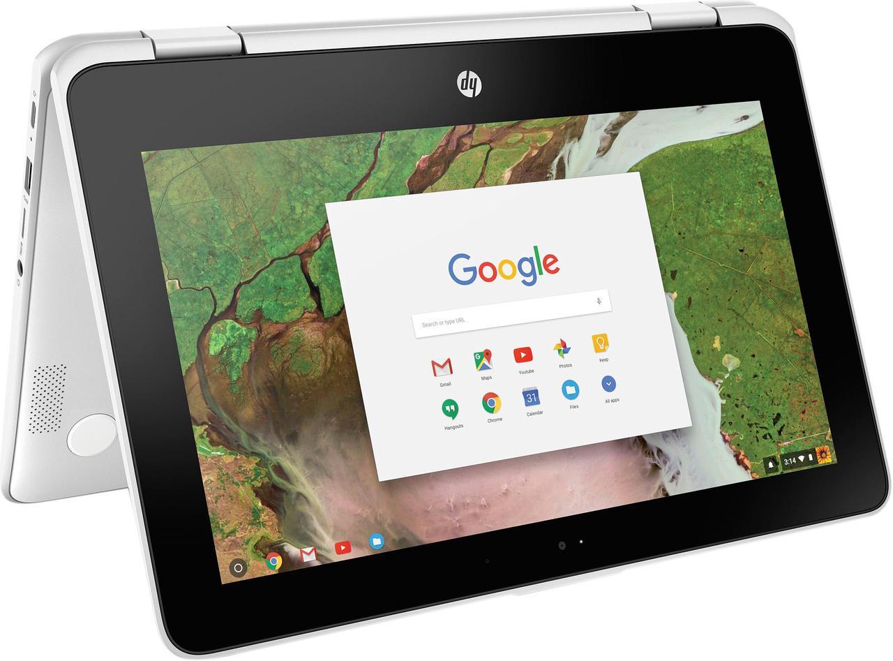 Alt view image 3 of 4 - HP Chromebook x360 11-ae161cl Chromebook Intel Celeron N3350 (1.1 GHz) 4 GB Memory 32 GB eMMC SSD 11.6" Touchscreen Chrome OS