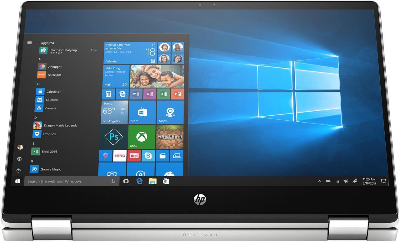 Alt view image 6 of 6 - HP Pavilion x360 Intel Core i5-1035G1 8GB Memory 256 GB PCIe SSD Intel UHD Graphics 14.0" Touch Screen 1366 x 768 Convertible 2-in-1 Laptop Windows 10 Home 64-bit 14-dh2075nr