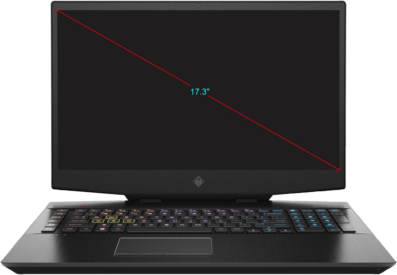 Alt view image 2 of 7 - HP OMEN 17 (2020) - 17.3" FHD - Intel Core i7-10750H - GeForce GTX 1660 Ti - 16 GB Memory - 512 GB SSD + 1 TB HDD - Gaming Laptop (17-cb1072nr)