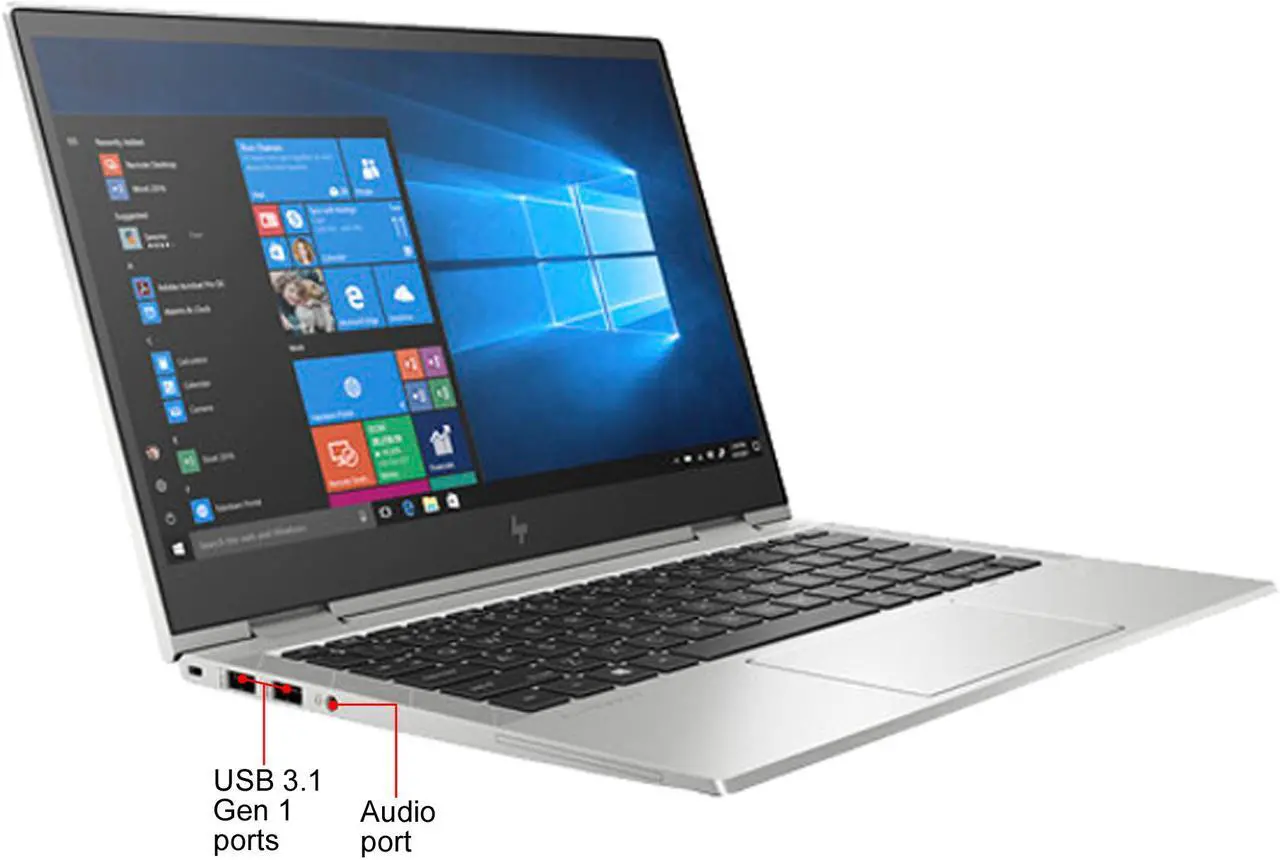 Alt view image 4 of 9 - HP EliteBook x360 830 G7 Intel Core i5-10310U 16GB Memory 512 GB PCIe SSD Intel UHD Graphics 13.3" Touch Screen 1920 x 1080 Convertible 2-in-1 Laptop Windows 10 Pro 64-bit 1D3F1UT#ABA