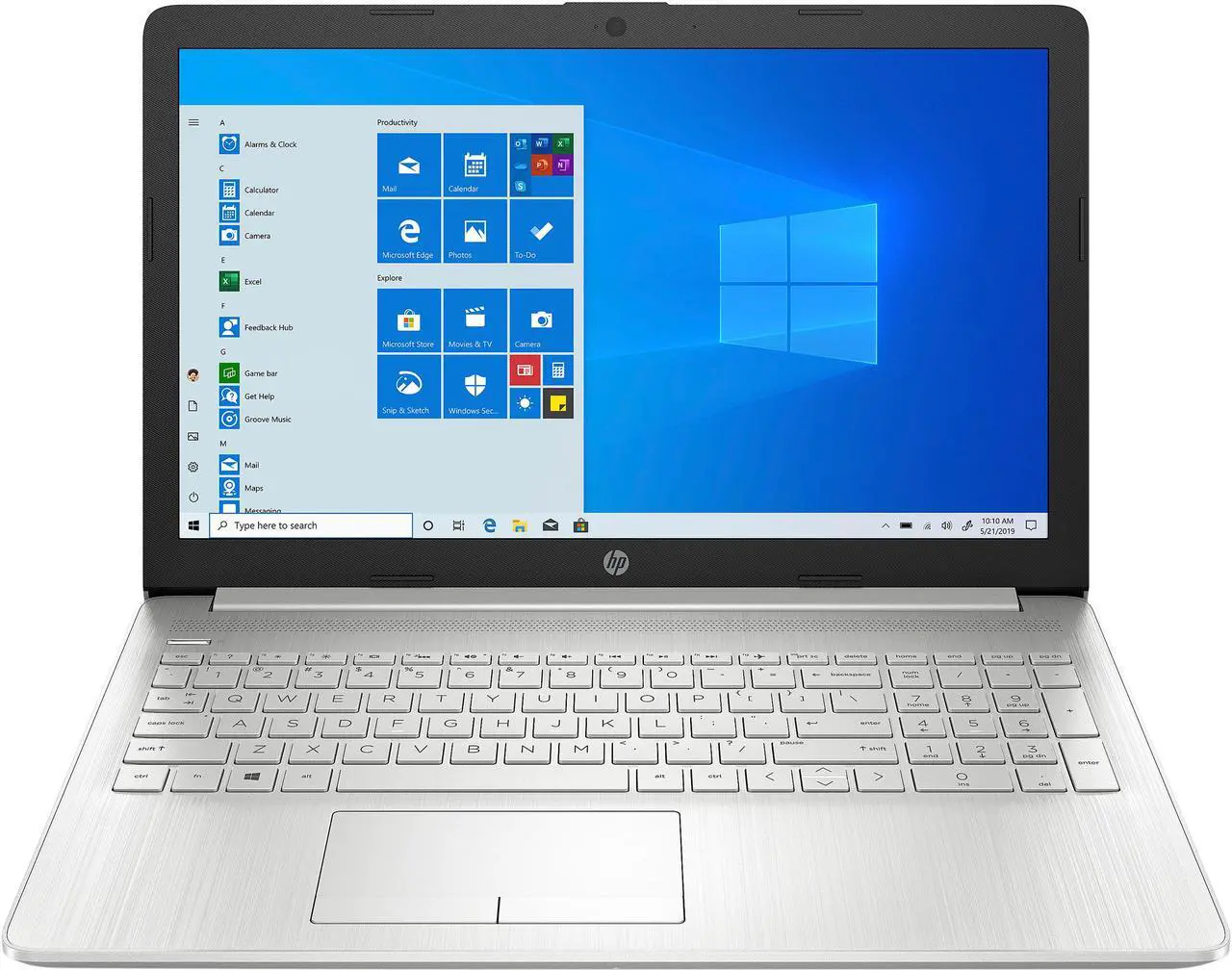 Main image of HP Laptop Intel Core i5-10210U 12GB Memory 1TB HDD Intel UHD Graphics 17.3" Non-Touch Screen Windows 10 Home 64-bit 17-by2053cl