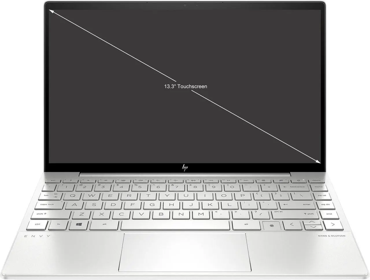 Alt view image 2 of 2 - HP Laptop ENVY Intel Core i7-1165G7 8GB Memory 512 GB PCIe SSD Intel Iris Xe Graphics 13.3" Touch Screen Windows 10 Home 64-bit 13-ba1071cl