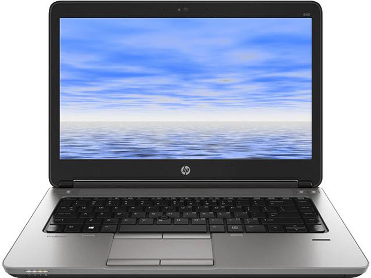 HP Laptop ProBook 640 G1 Intel Core i5 4th Gen 4200U (1.60GHz) 8GB Memory 256 GB SSD 14.0" Windows 10 Pro