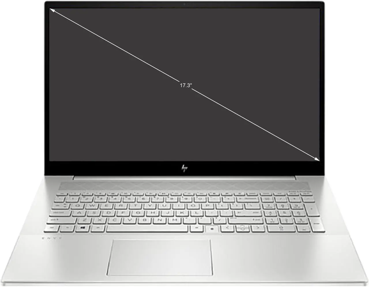 Alt view image 2 of 5 - HP Laptop Intel Core i5-1135G7 8GB Memory 512 GB NVMe SSD Intel Iris Xe Graphics 17.3" Non-Touch Screen Windows 11 Home 64-bit 17-BY4061NR