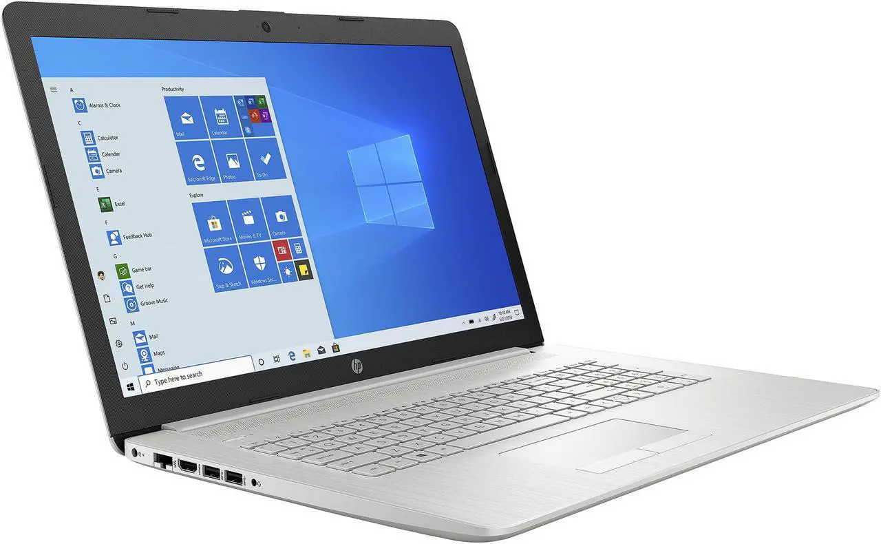 Alt view image 5 of 8 - HP Laptop Intel Core i3-1115G4 8GB Memory 256 GB PCIe SSD Intel UHD Graphics 17.3" Non-Touch Screen Windows 11 in S mode 17-by4013dx