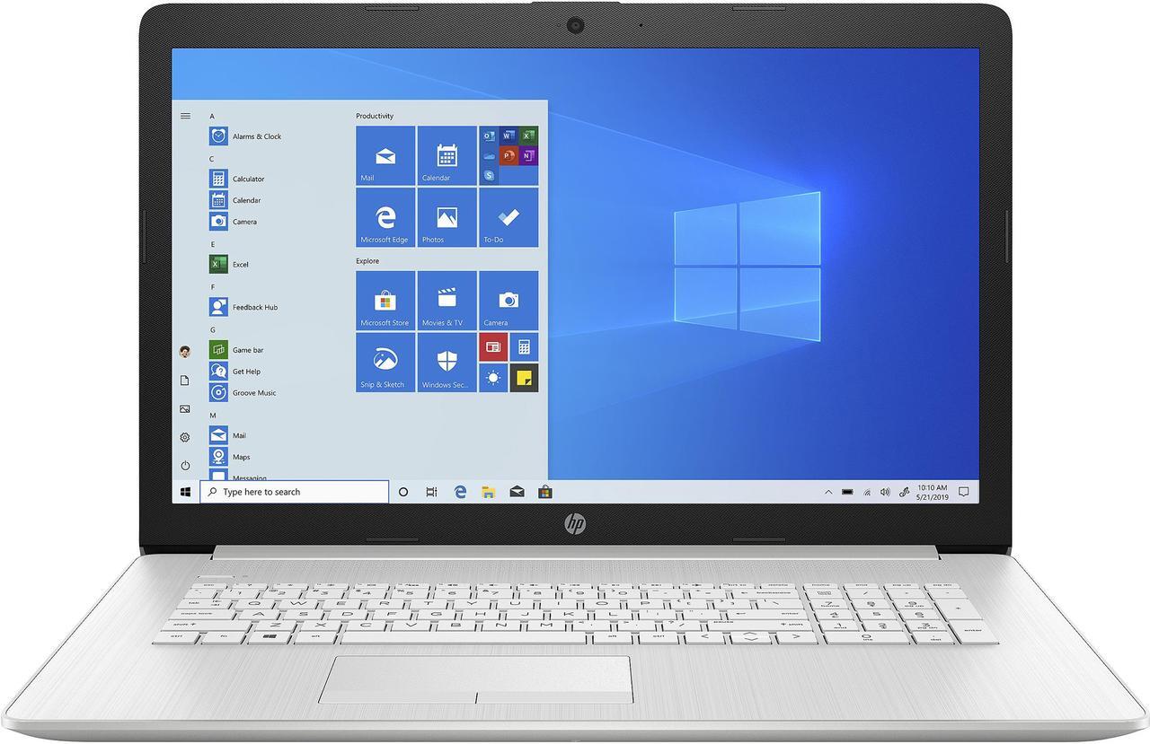 Main image of HP Laptop Intel Core i3-1115G4 8GB Memory 256 GB PCIe SSD Intel UHD Graphics 17.3" Non-Touch Screen Windows 11 in S mode 17-by4013dx