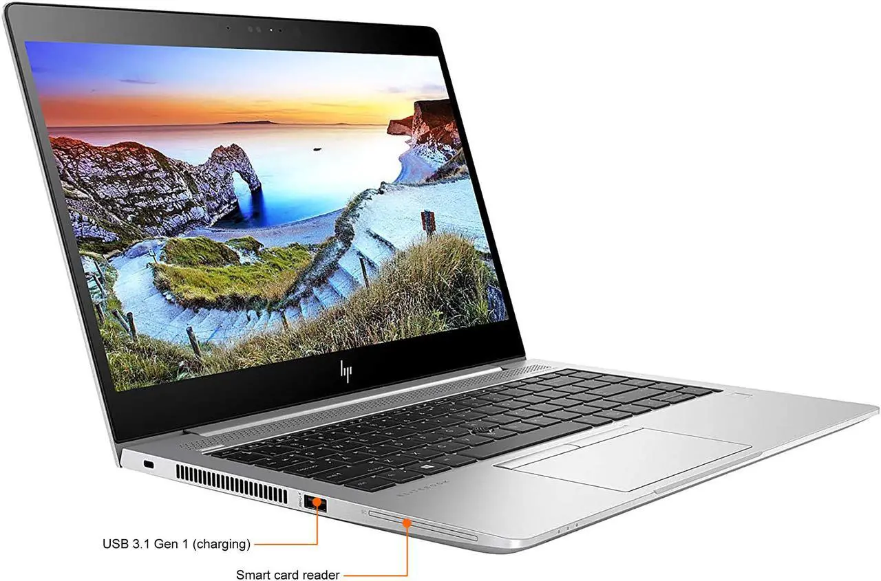 Alt view image 4 of 6 - HP Grade B Laptop EliteBook Intel Core i7-8550U 16GB Memory 500 GB SSD Intel UHD Graphics 620 14.0" Non-Touch Screen Windows 11 Pro 64-bit 840 G5