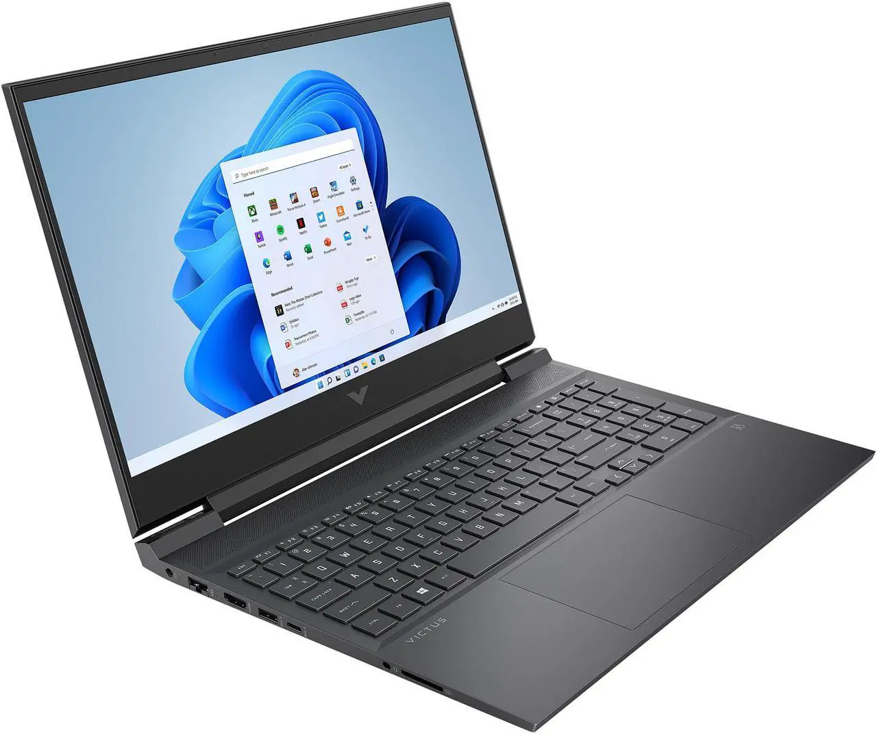 Alt view image 5 of 10 - HP Victus - 16.1" GeForce RTX 3060 Laptop GPU - Intel Core i7-12700H  - 16GB Memory - 512 GB PCIe SSD - Windows 11 Home 64-bit - Gaming Laptop - 144 Hz IPS (16-d1010nr )