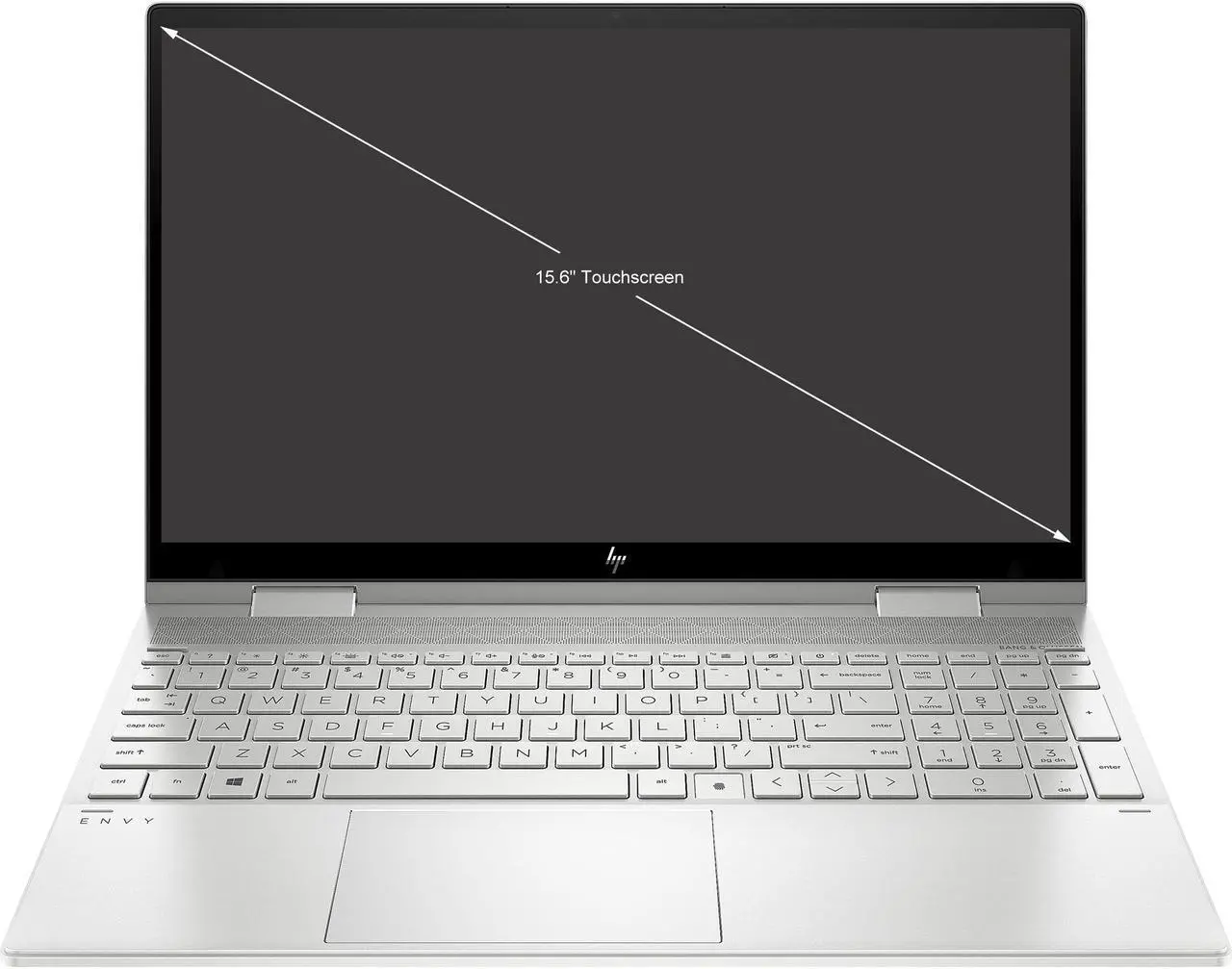 Alt view image 2 of 8 - HP ENVY x360 Intel Core i7-1165G7 16GB Memory 1 TB PCIe SSD Intel Iris Xe Graphics 15.6" Touch Screen 1920 x 1080 Convertible 2-in-1 Laptop Windows 11 Home 64-bit 15-ed1085cl