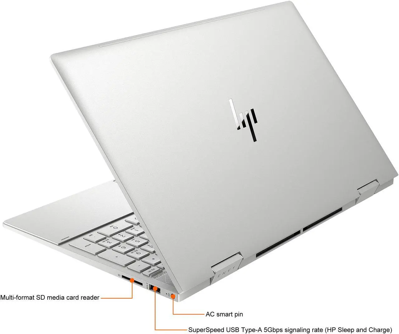 Alt view image 8 of 8 - HP ENVY x360 Intel Core i7-1165G7 16GB Memory 1 TB PCIe SSD Intel Iris Xe Graphics 15.6" Touch Screen 1920 x 1080 Convertible 2-in-1 Laptop Windows 11 Home 64-bit 15-ed1085cl