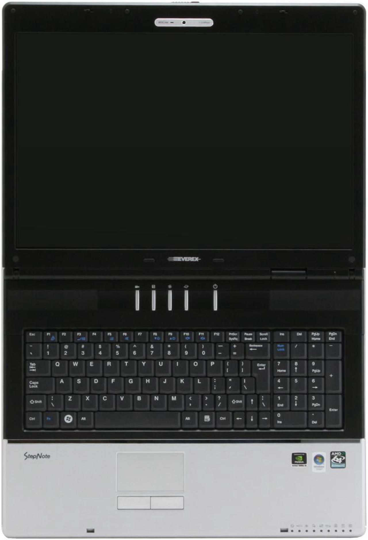 Alt view image 11 of 16 - EVEREX Laptop AMD Athlon 64 X2 TK-53 1GB Memory 120GB HDD NVIDIA GeForce 8600M GS 17.0" Windows Vista Home Premium XT5300T