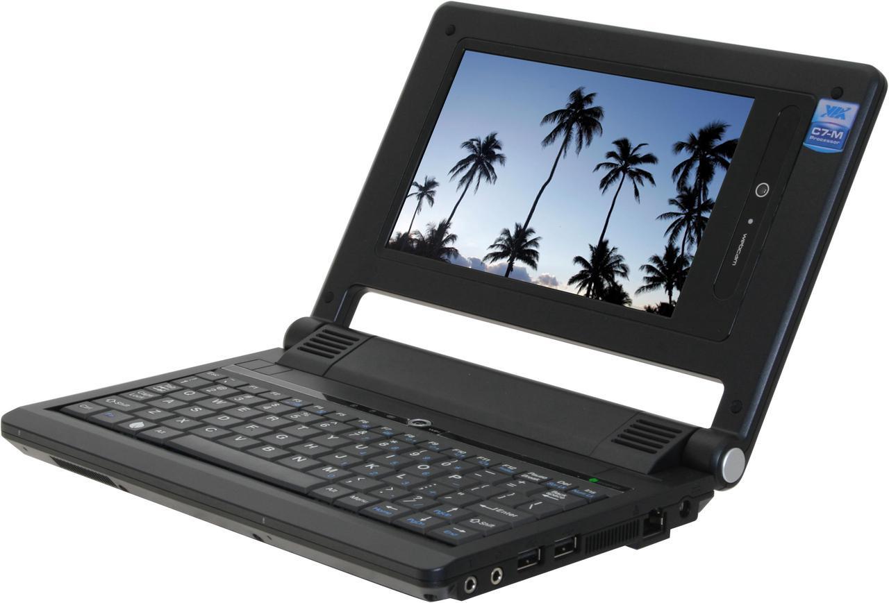 Main image of EVEREX Laptop CloudBook 1.20GHz 512MB Memory 30GB HDD S3 UniChrome Pro 7.0" gOS V2 CE1200V