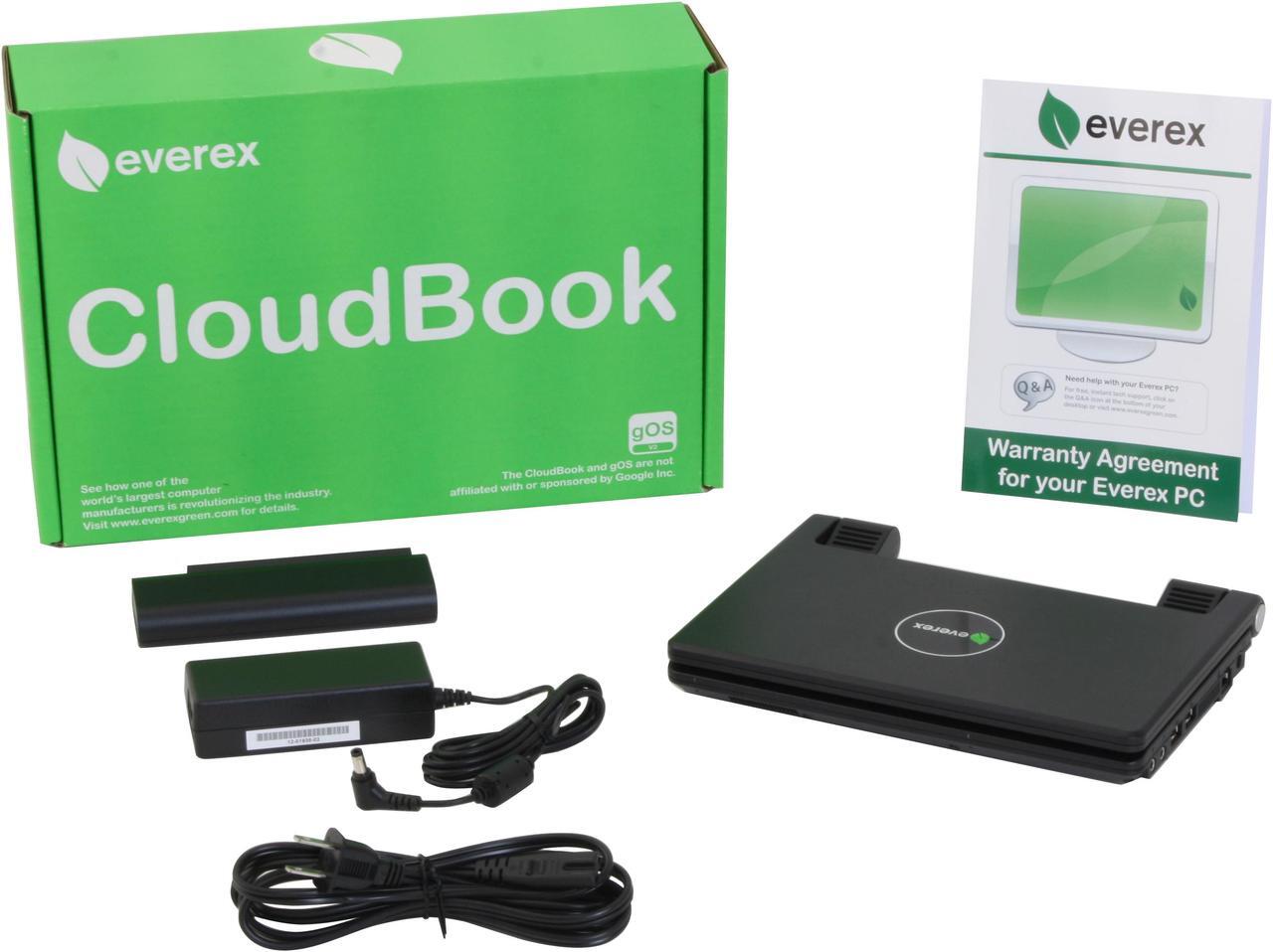 Alt view image 14 of 14 - EVEREX Laptop CloudBook 1.20GHz 512MB Memory 30GB HDD S3 UniChrome Pro 7.0" gOS V2 CE1200V