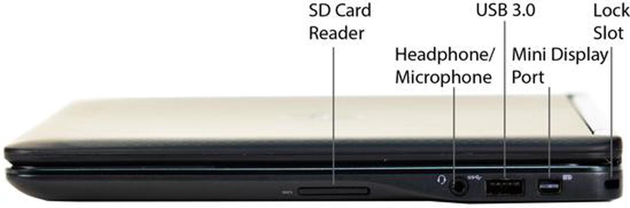 Alt view image 3 of 4 - DELL Grade A Laptop E7240 Intel Core i7 4th Gen 4600U (2.10 GHz) 8 GB Memory 256 GB SSD 12.5" Windows 10 Pro 64-Bit
