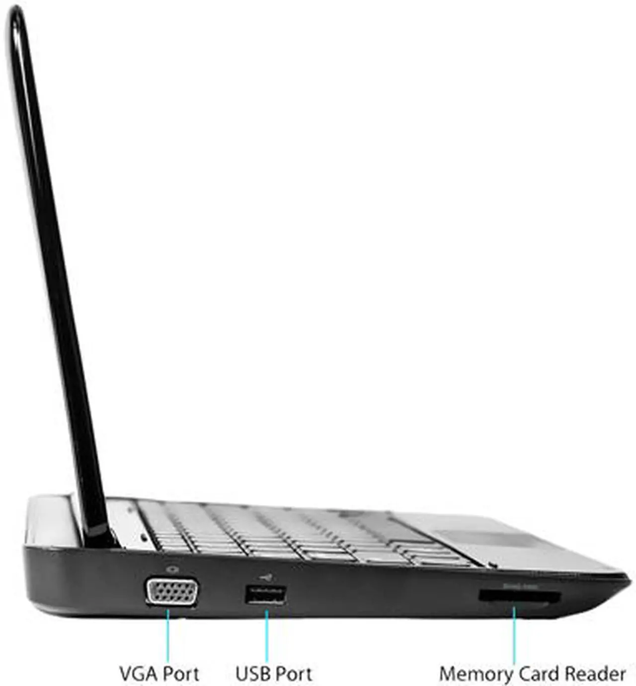 Alt view image 3 of 3 - DELL Laptop Inspiron Mini 1018 Intel Atom 1.60 GHz 160 GB HDD 10.1" Windows 10 Home 64-Bit