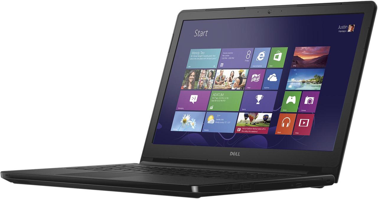 Main image of DELL Laptop Inspiron Intel Celeron N3050 4GB Memory 500GB HDD Intel HD Graphics 15.6" Non-Touch Screen Windows 10 Home 64-Bit i5552-3521BLK