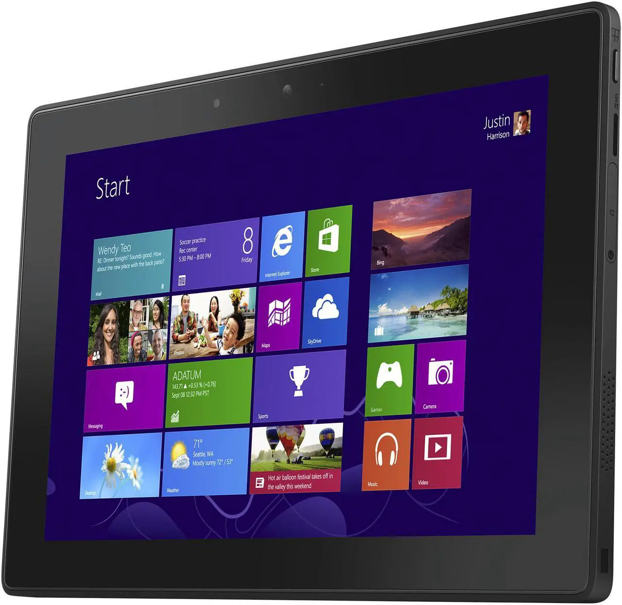 Alt view image 2 of 4 - DELL Venue 10 Pro 5055 v10PRO-3981BLK 2GB Memory 10.1" 1280 x 800 Tablet Windows 8.1 Black