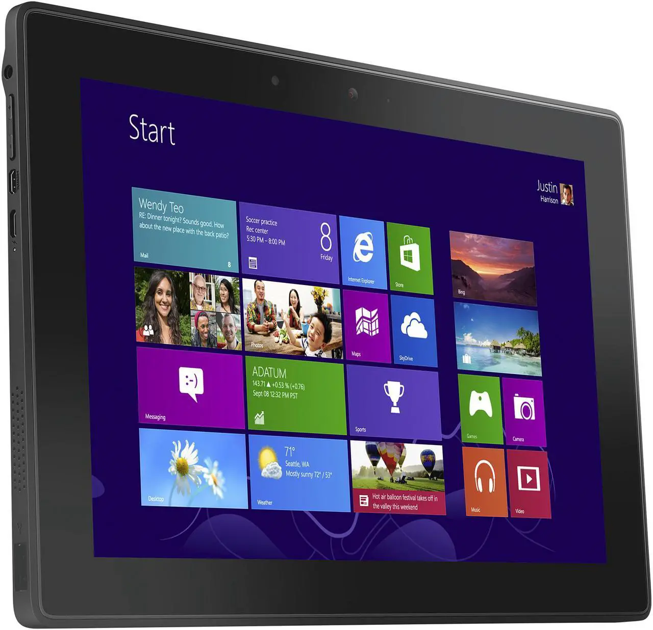 Alt view image 4 of 4 - DELL Venue 10 Pro 5055 v10PRO-3981BLK 2GB Memory 10.1" 1280 x 800 Tablet Windows 8.1 Black