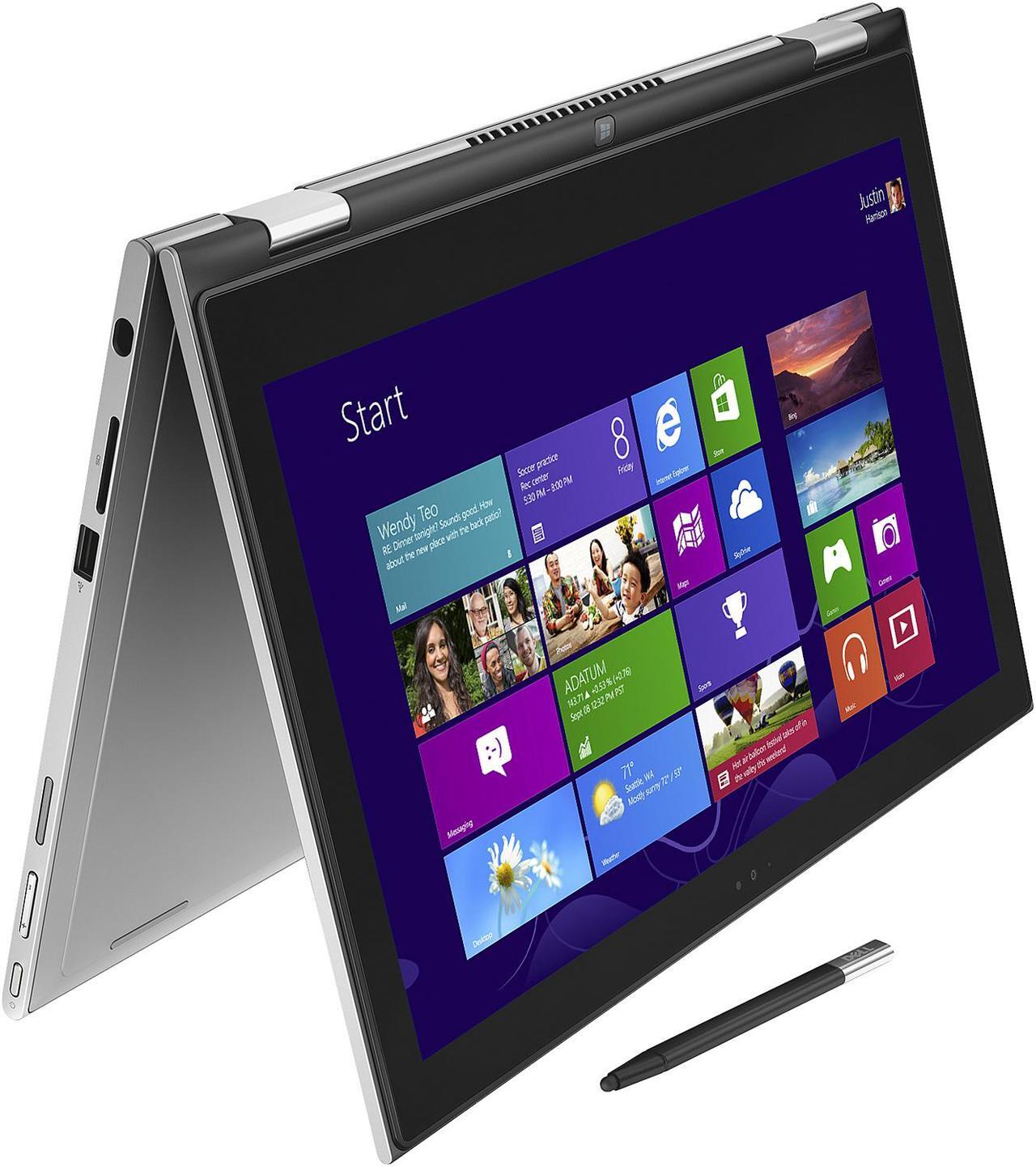 Alt view image 2 of 19 - DELL Inspiron 13 7000 Intel Core i3-4010U 4GB Memory 500GB HDD Intel HD Graphics 4400 13.3" Touch Screen 1366 x 768 Thin and Light 2-in-1 Windows 8.1 64-Bit i7347-50sLV