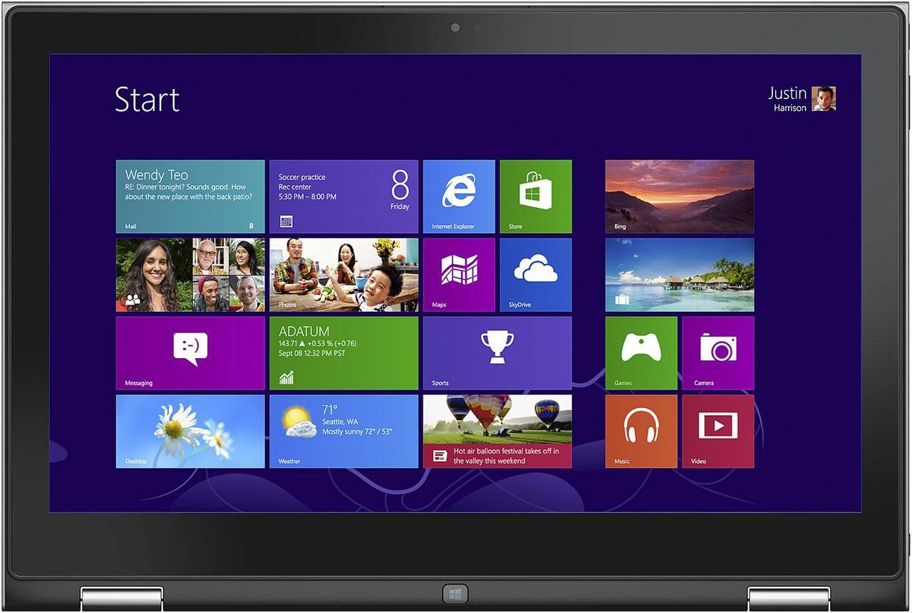 Alt view image 9 of 19 - DELL Inspiron 13 7000 Intel Core i3-4010U 4GB Memory 500GB HDD Intel HD Graphics 4400 13.3" Touch Screen 1366 x 768 Thin and Light 2-in-1 Windows 8.1 64-Bit i7347-50sLV