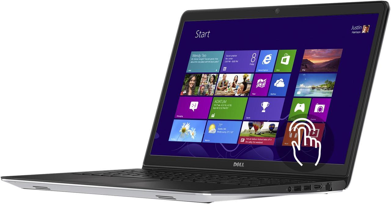 Main image of DELL Laptop Inspiron 15 5000 AMD A10-7300 8GB Memory 1TB HDD AMD Radeon R6 Series 15.6" Touch Screen Windows 8.1 64-Bit i5545-3750sLV