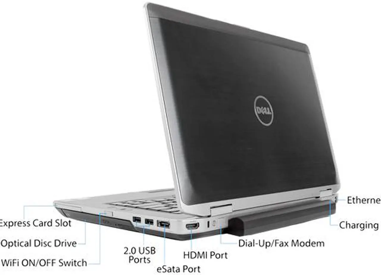 Alt view image 3 of 4 - DELL Latitude E6430 Laptop Intel Core i5 3rd Gen 3320M (2.60 GHz) 8 GB Memory 256 GB SSD 14.0" Windows 10 Pro 64-bit Grade A