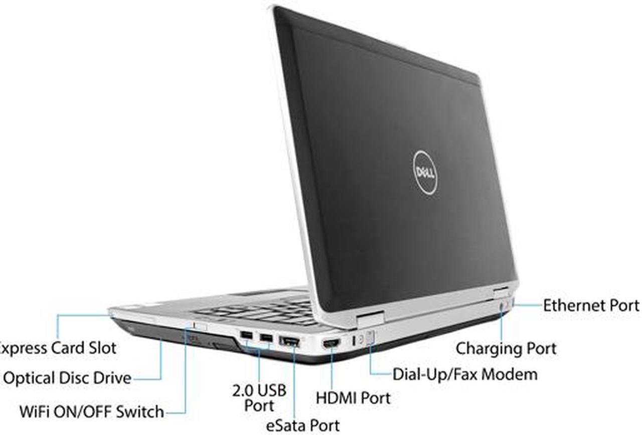 Alt view image 4 of 4 - DELL Laptop Latitude E6420 Intel Core i5 2nd Gen 2520M (2.50 GHz) 8 GB Memory 120 GB SSD Intel HD Graphics 3000 14.0" Windows 10 Pro 64-Bit