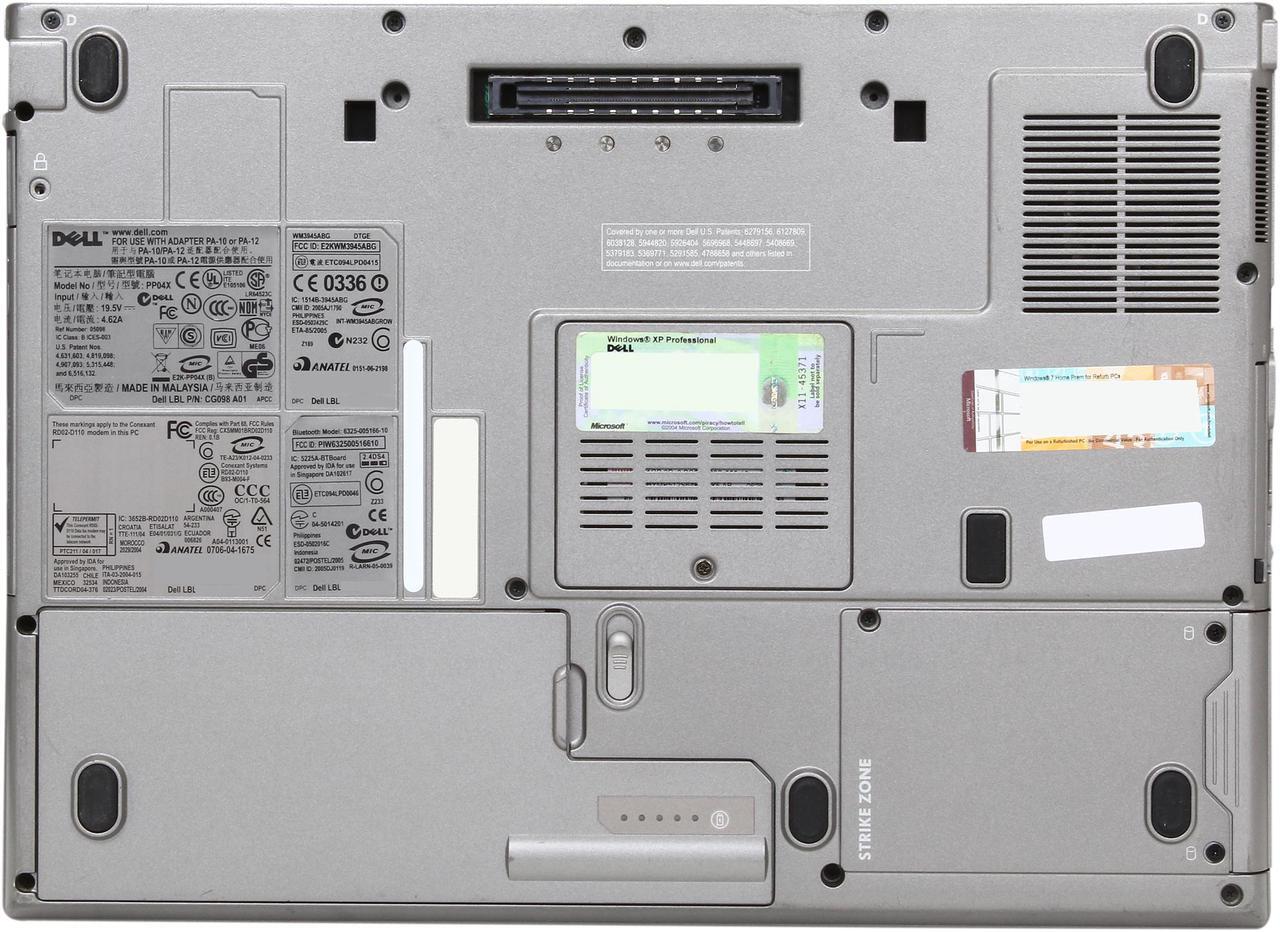 Alt view image 7 of 8 - DELL Laptop Latitude Intel Core 2 Duo T7300 2GB Memory 120GB HDD 120 GB SSD 15.4" Non-Touch Screen Windows 7 Home Premium D820